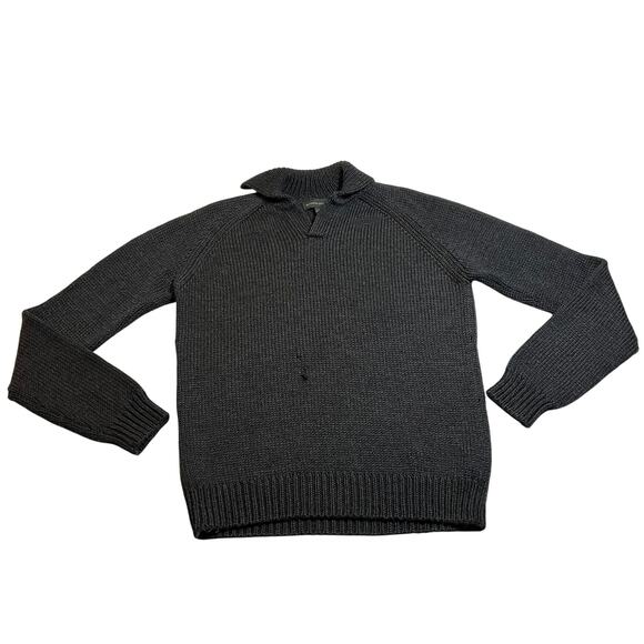 Banana Republic Men's 100% Wool Knit Sweater Size Medium Cozy Winter Layers - Picture 1 of 8